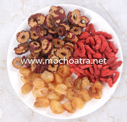 TRÀ DƯỠNG SINH: LONG NHÃN - TÁO ĐỎ - KỶ TỬ
