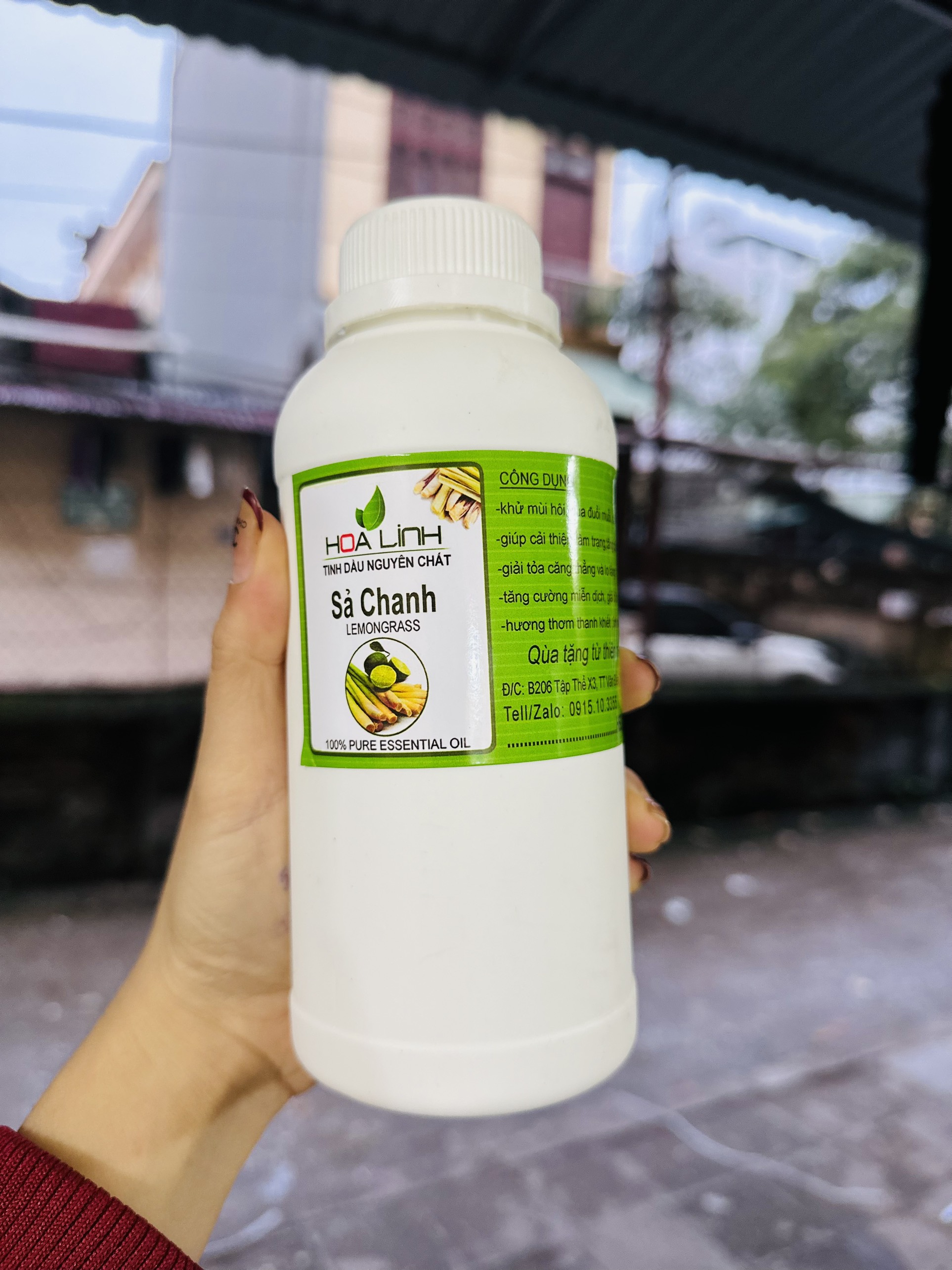 Tinh dầu SẢ CHANH nguyên chất , chai 500ml