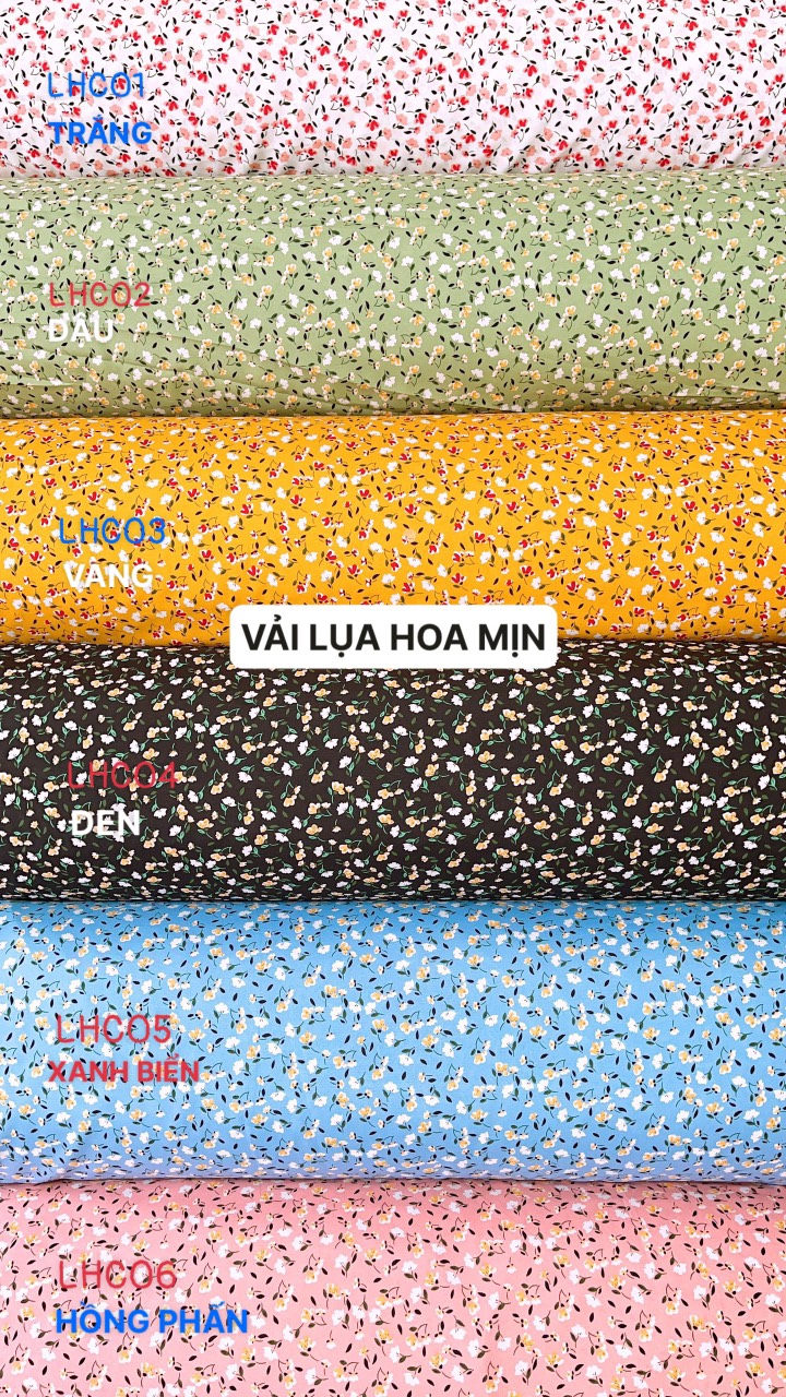Vải lụa mềm mịn - dòng vải thông dụng - 1 mét x 1m5