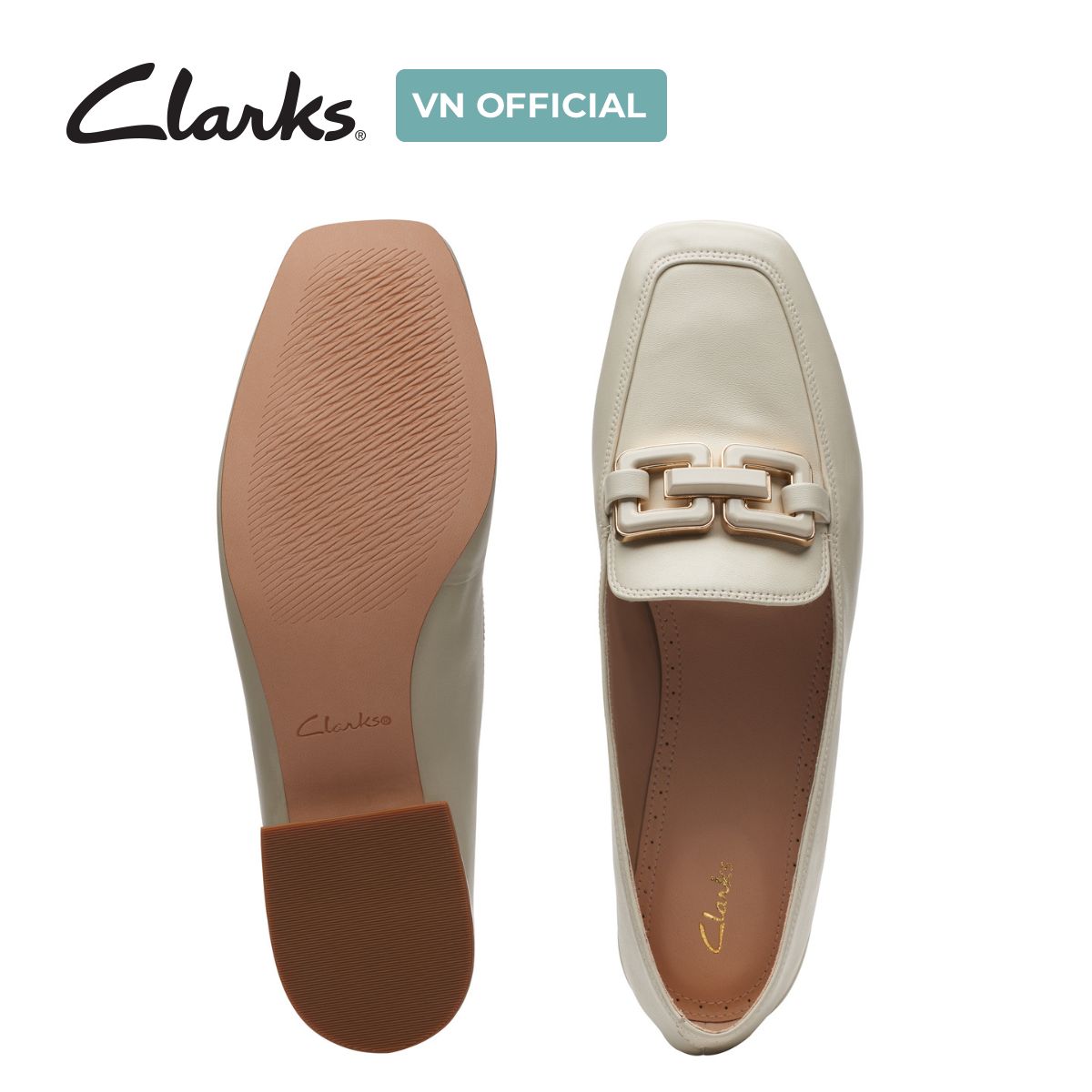 Giày Đế Bệt Da Nữ Clarks - Seren30 Easy