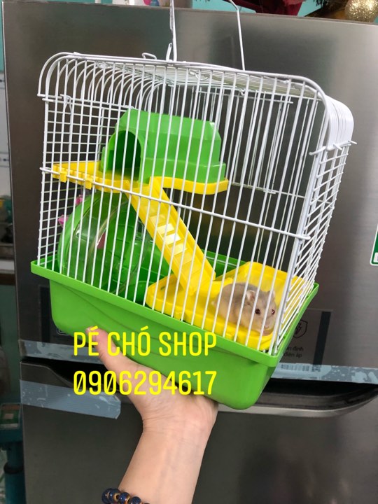 [HCM]Lồng hamster Kim tự Tháp size d23 r17 c25 cho hamster .