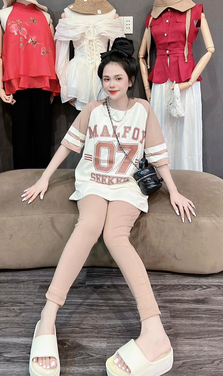 Đồ bộ bigsize, SET BỘ DÀI THUN TĂM BIGSIZE IN 07
