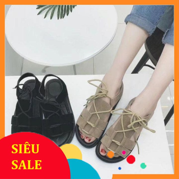 Sandan nữ buộc dây thể thao cá tính