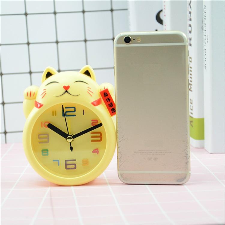Đồng hồ để bàn hình mèo dể thương