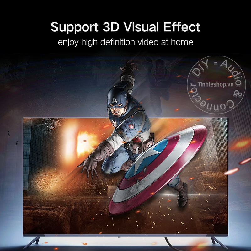 Cáp HD 4K Ugreen HD104 1M đến 5M - Dây HDMI 4K60Hz 1-3 mét 4K30Hz 5 mét