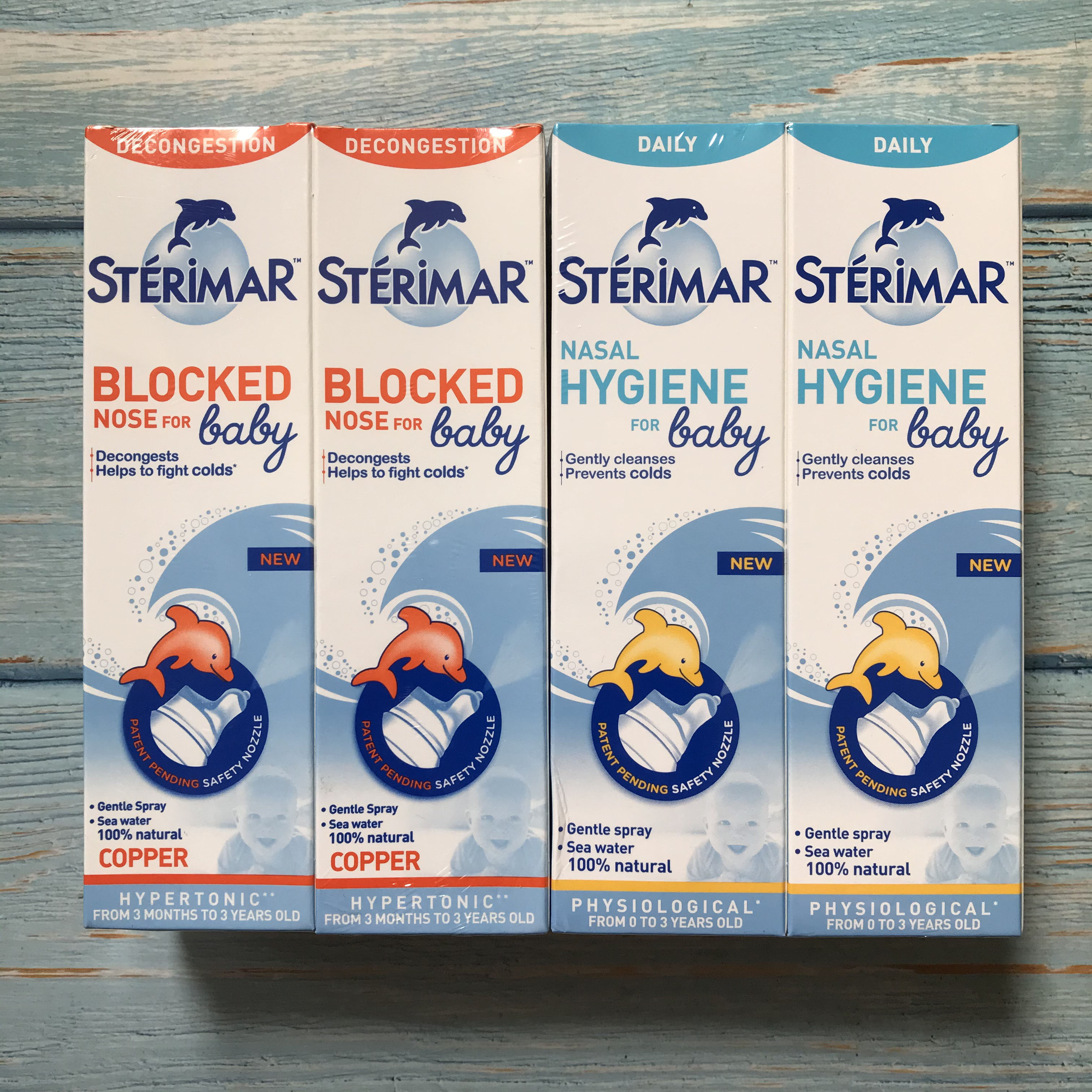Sterimar Dolphin Goldfish Sea Salt Spray 100ml for Babies 3 Months to 3 Years Old and Adults