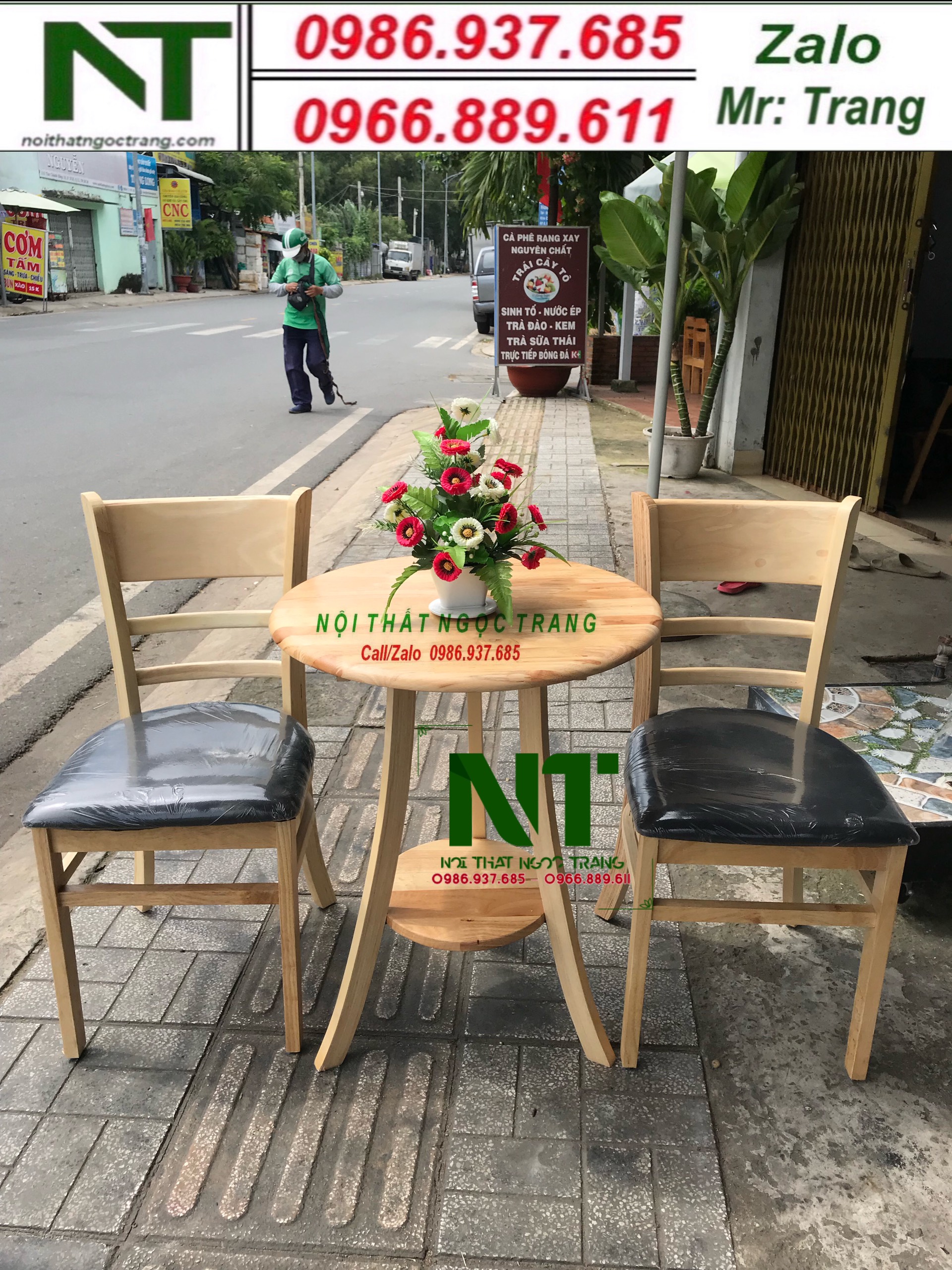 [HCM]Ghế gỗ cabin thanh lý