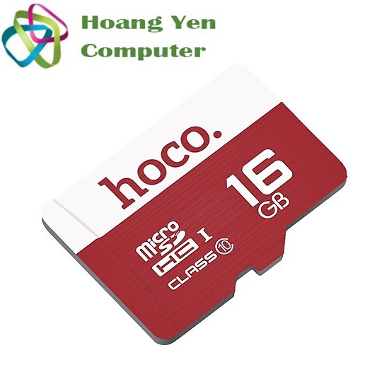 Thẻ nhớ micro sdhc 16gb hoco class 10 90mb/s chống nước - bh 5 năm - hoàng yến computer