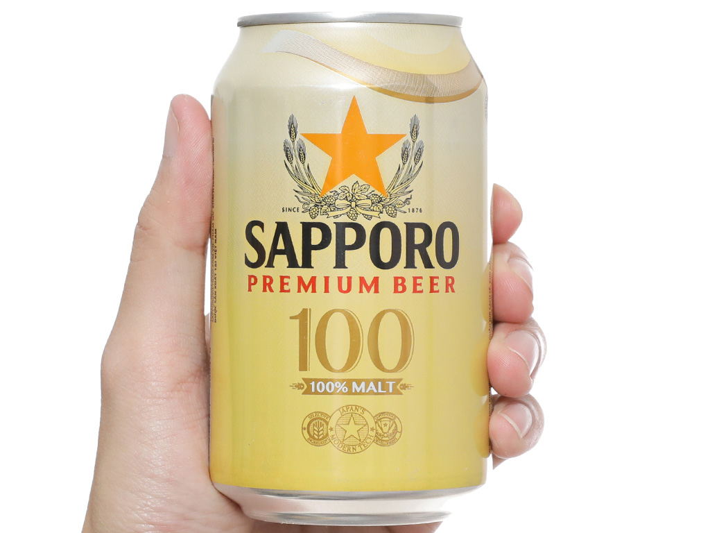 [Siêu thị WinMart] - Bia Sapporo 100 lon 330ml