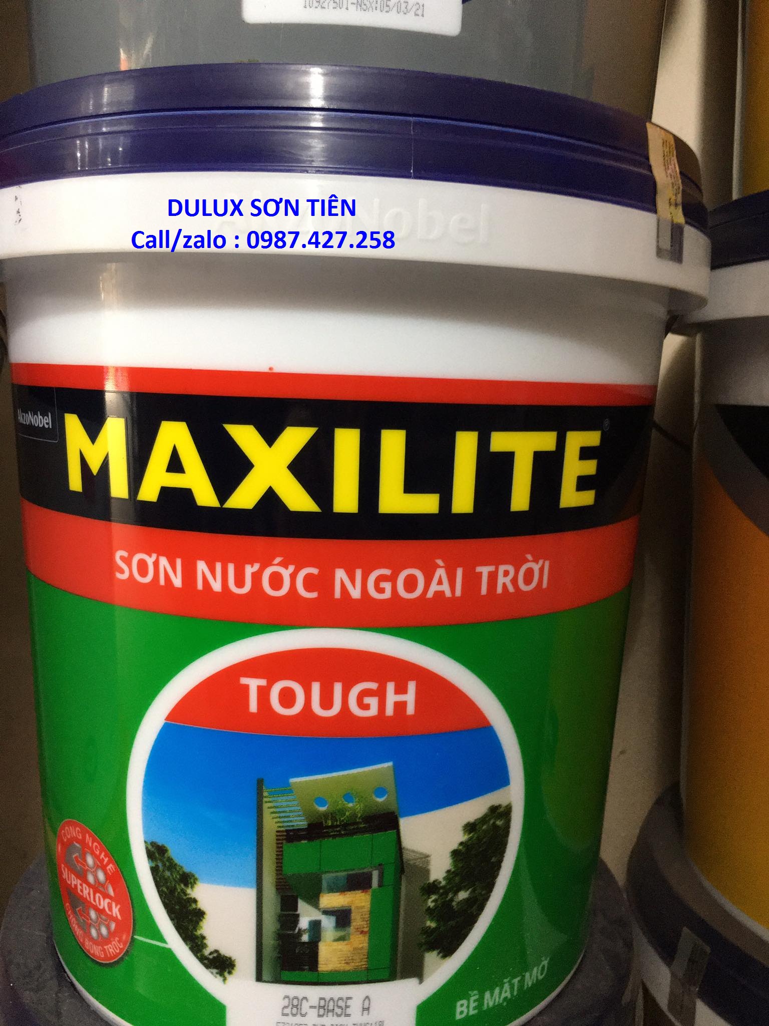 Maxilite Sơn phủ ngoài trời 18L