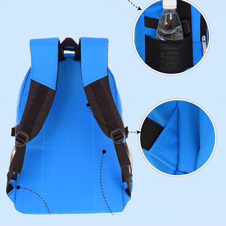 Balo Học Sinh Siêu Nhẹ Chống Thấm Nước size 45 cm
