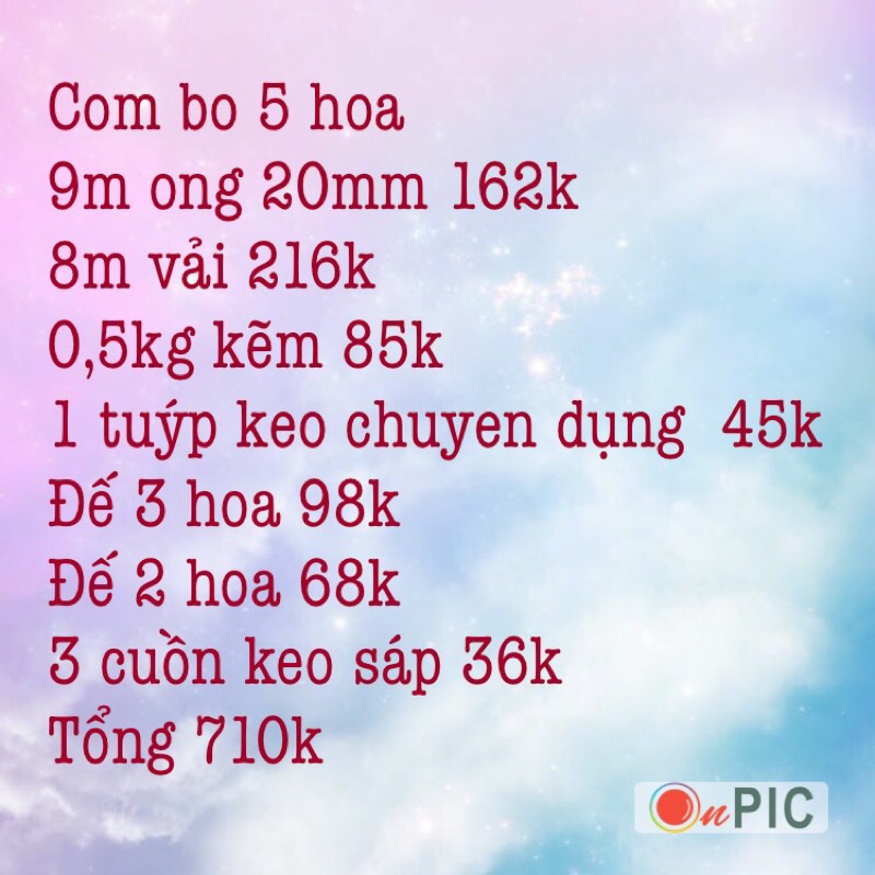 set làm hoa vải khổng lồ cho khách