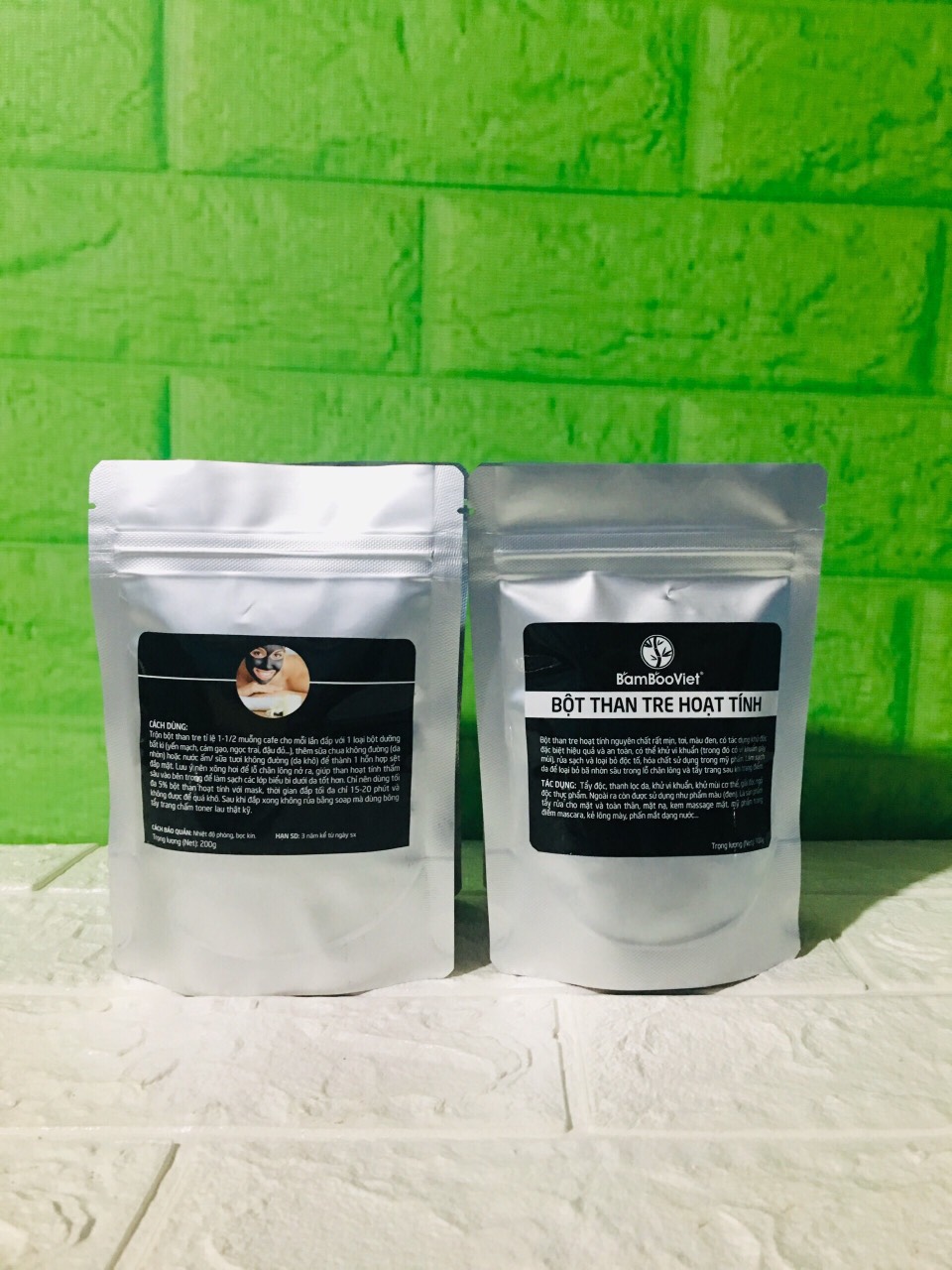 Bột than tre hoạt tính làm trắng răng (hộp 100 gram)
