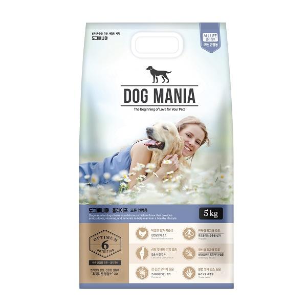 HCMThức ăn hạt cho chó mọi lứa tuổi Dog Mania Premium nhập khẩu Hàn Quốc -