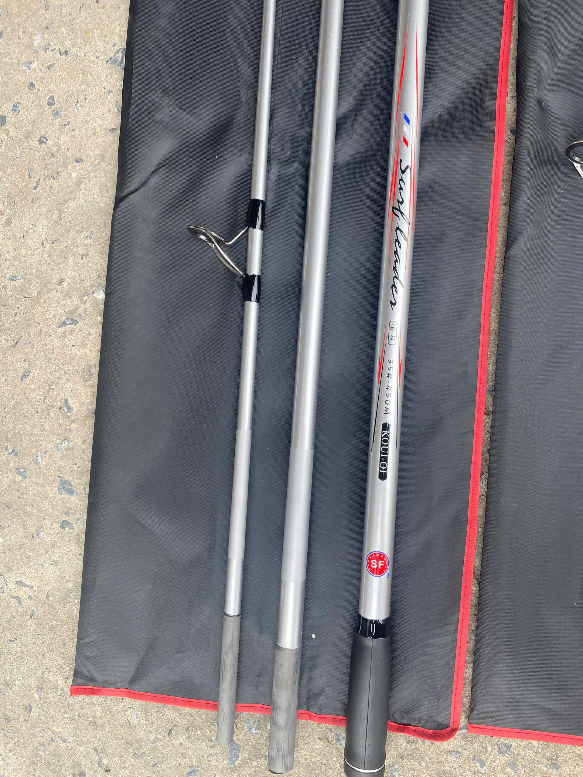 cần bạo lực 3 khúc Surf Leader BXT 4m25 - 4m5 cần bạo lực (cam kết đổi trả trong 2 tuần đầu)
