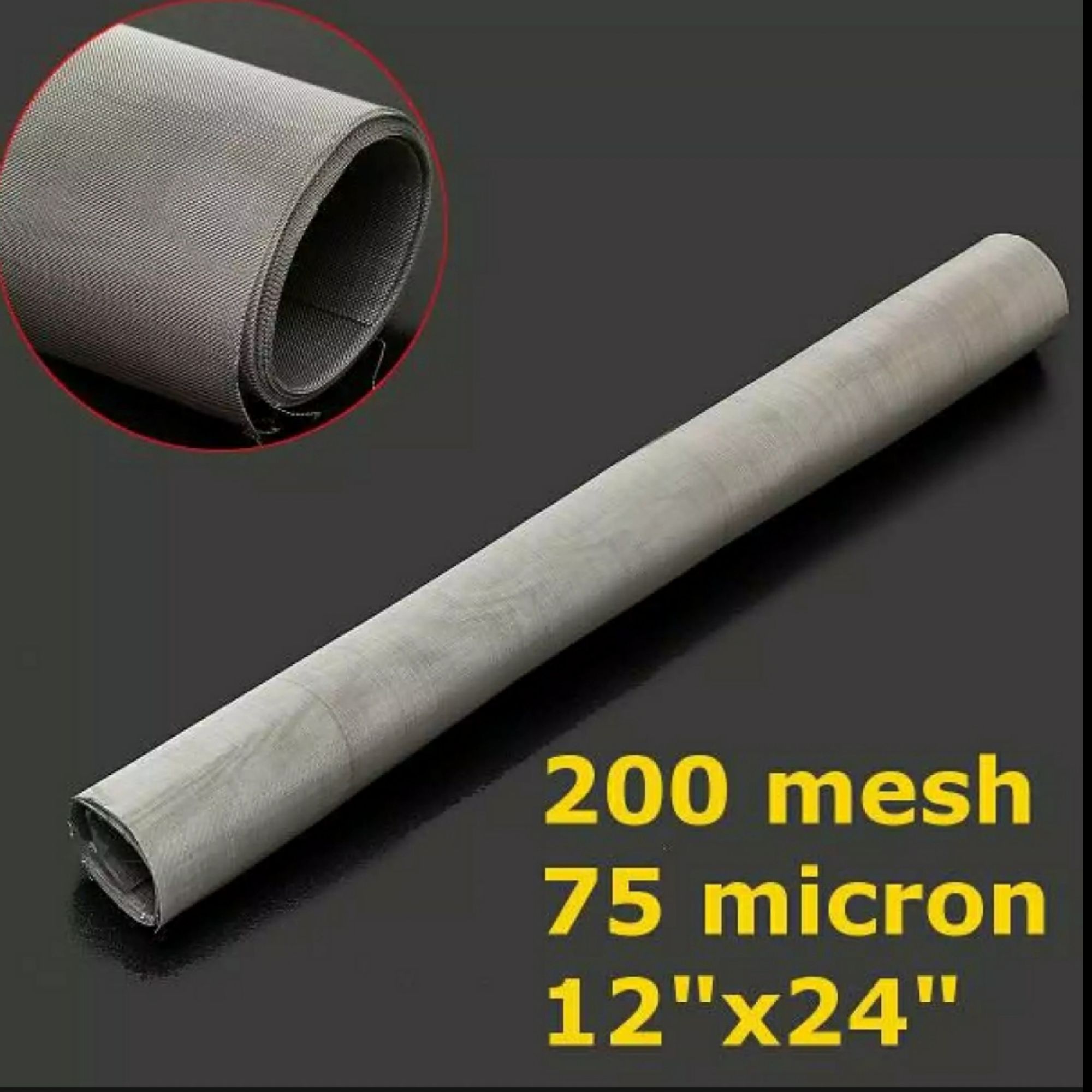 Lưới lọc inox 304 200 mesh lọc nước hồ cá ,kt 25cm × 50cm