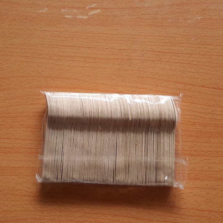 Muỗng gỗ ăn kem -10 Cái