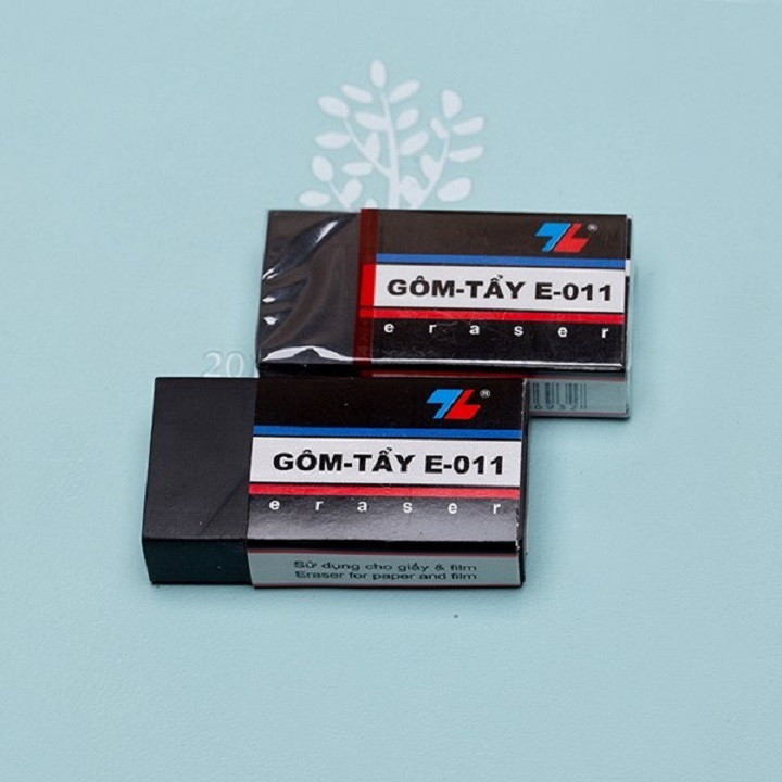Gôm- Tẩy  Đen E-011 - Combo 6 cục