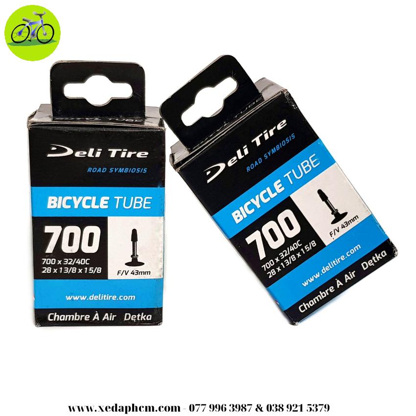 Cặp 2 săm ruột xe đạp deli tire 700x32-40cc