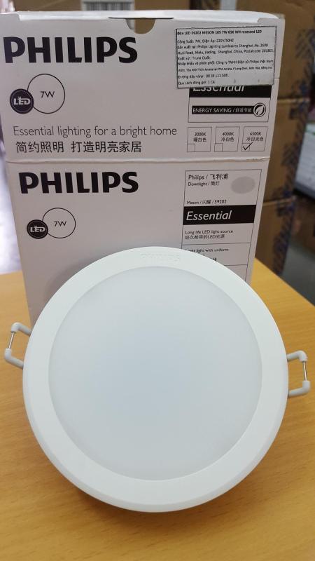 Đèn led âm trần 7W philips