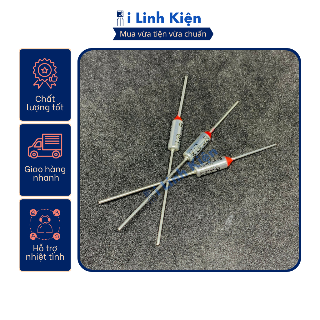 Cầu chì nhiệt nồi cơm điện 185 độ 20A chất lượng tốt.