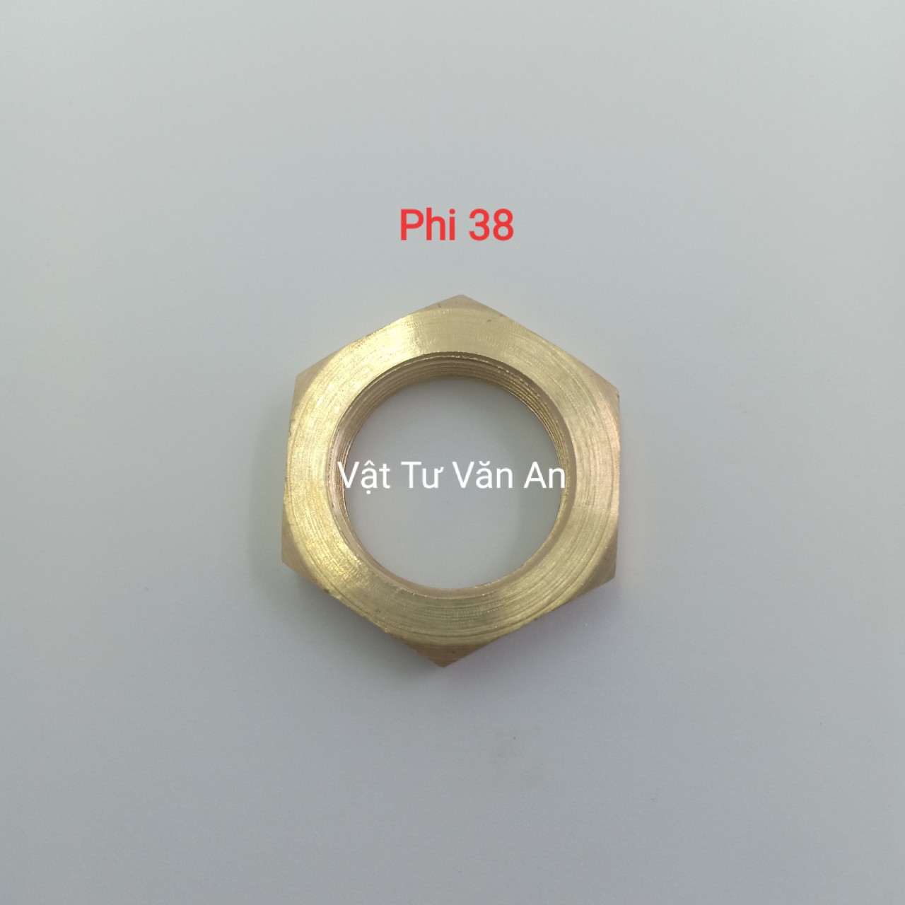 Tán lồng máy giặt bằng đồng vàng phi 36, phi 38