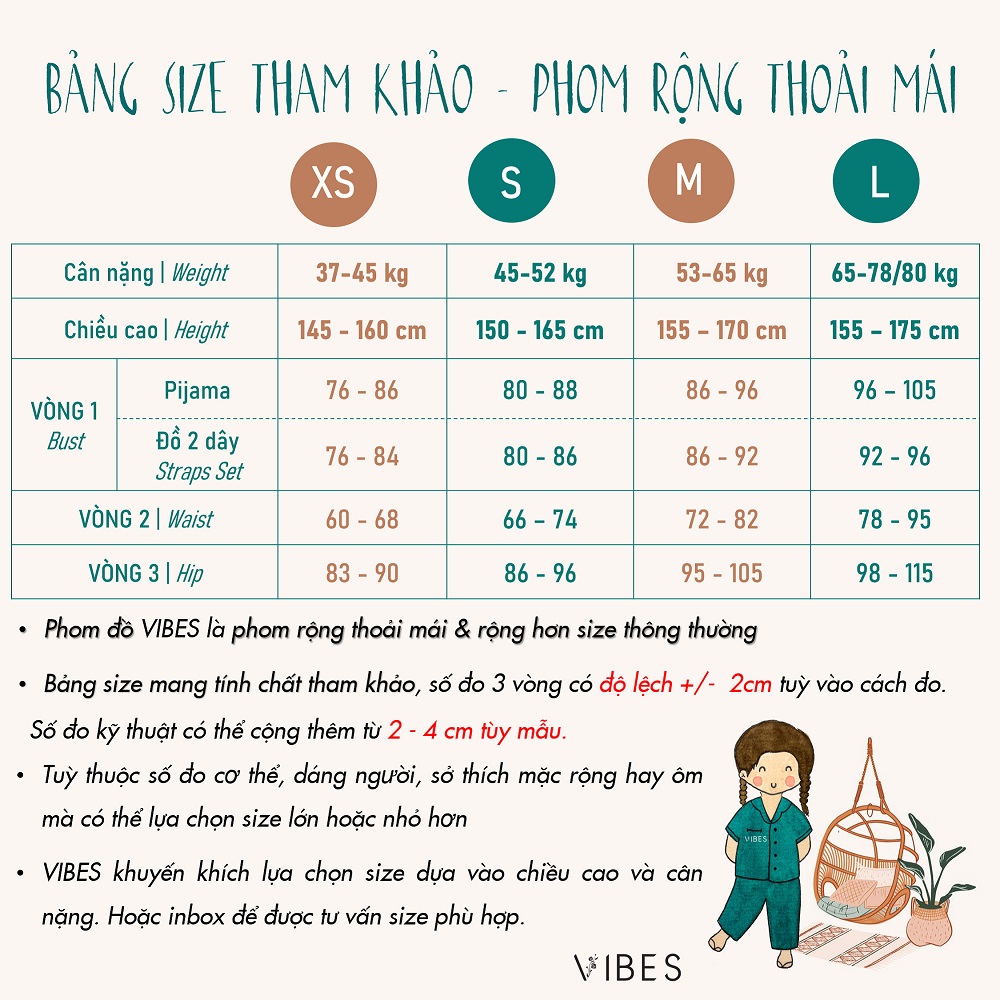 VIBES Pijama lửng Minnie Py Set