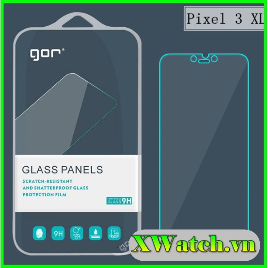Bộ 2 kính cường lực gor google pixel 3xl / google pixel 4xl trong suốt