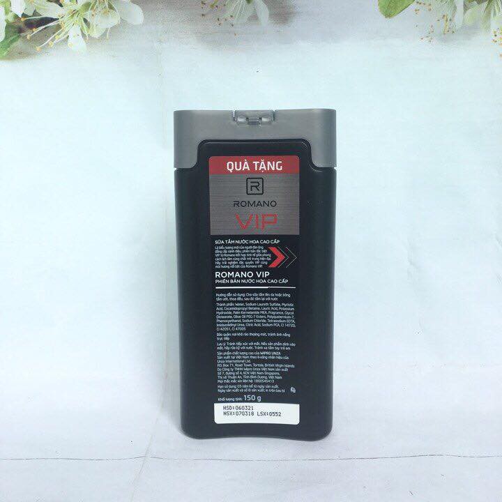 Sữa tắm romano vip 150g( KM)