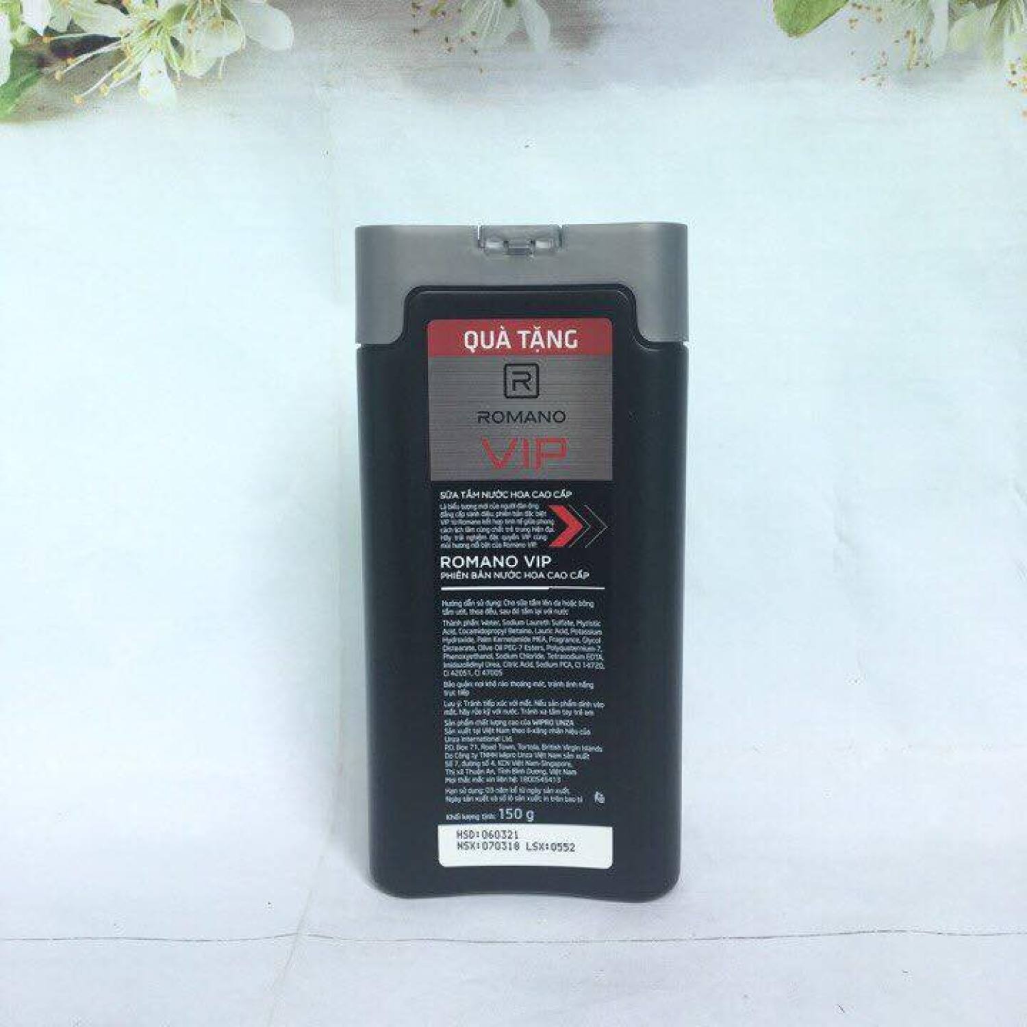 Sữa tắm romano vip 150g( KM)