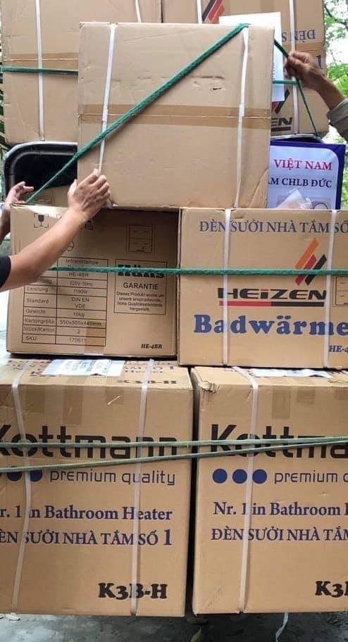 Đèn sưởi nhà tắm âm trần 2 bóng Kottmann[ Cam kết hàng chính hãng]