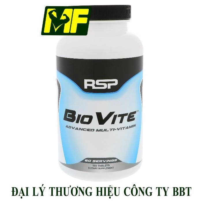 RSP BioVite Multivitamin – Bổ Sung Vitamin Tổng Hợp và Khoáng Chất 180 viên chính hãng