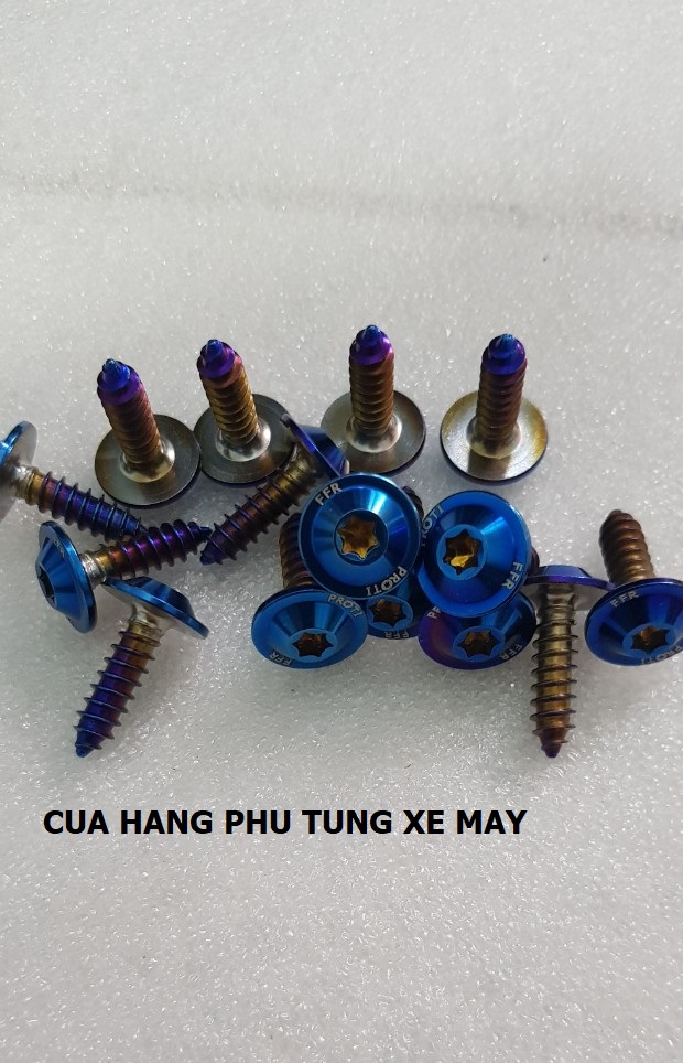 Bộ 15 ốc PROTI TITAN gắn dàn áo xe SIRIUS