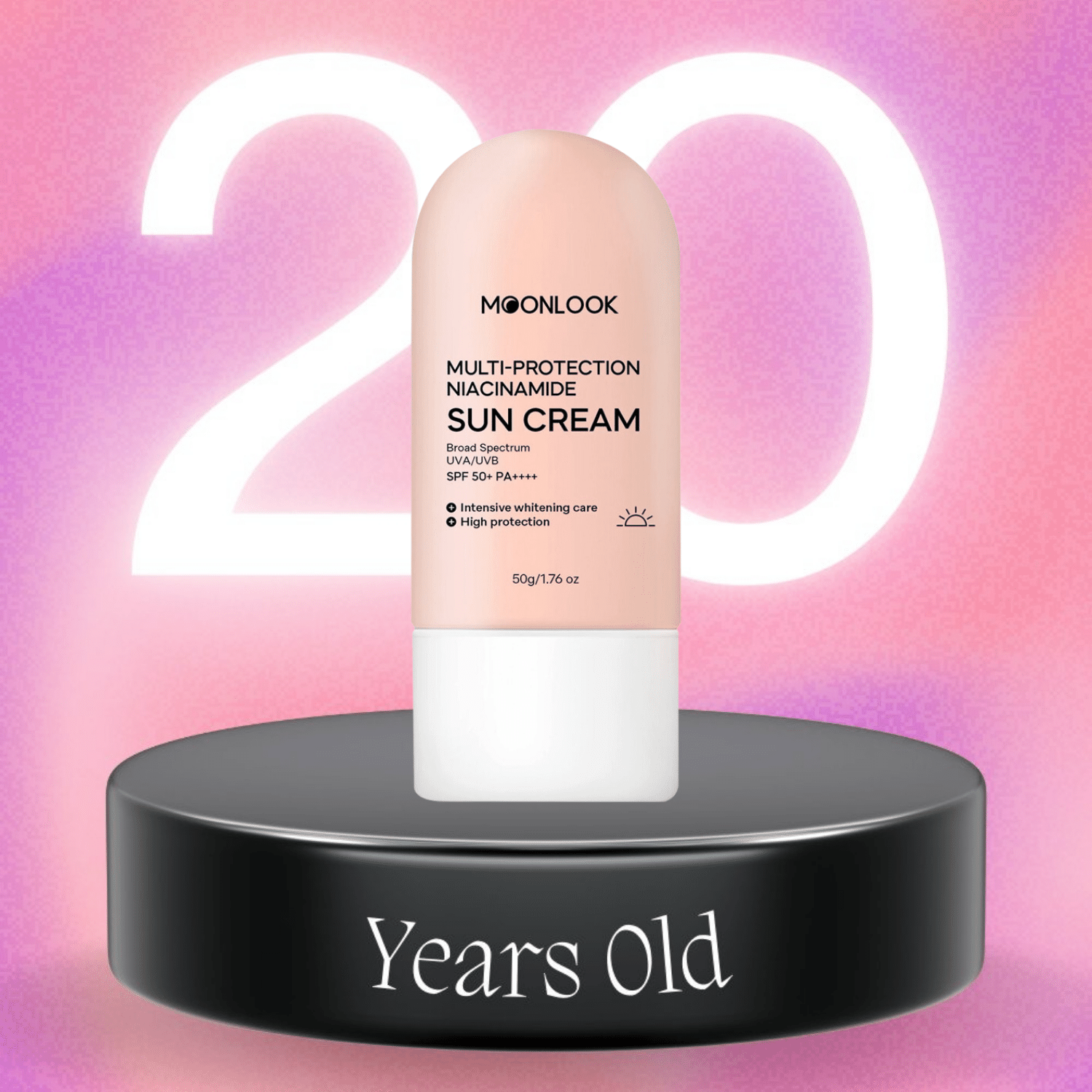 Kem Chống Nắng Moonlook Phổ Rộng Multi Protection Niacinamide Sun Cream - 50g