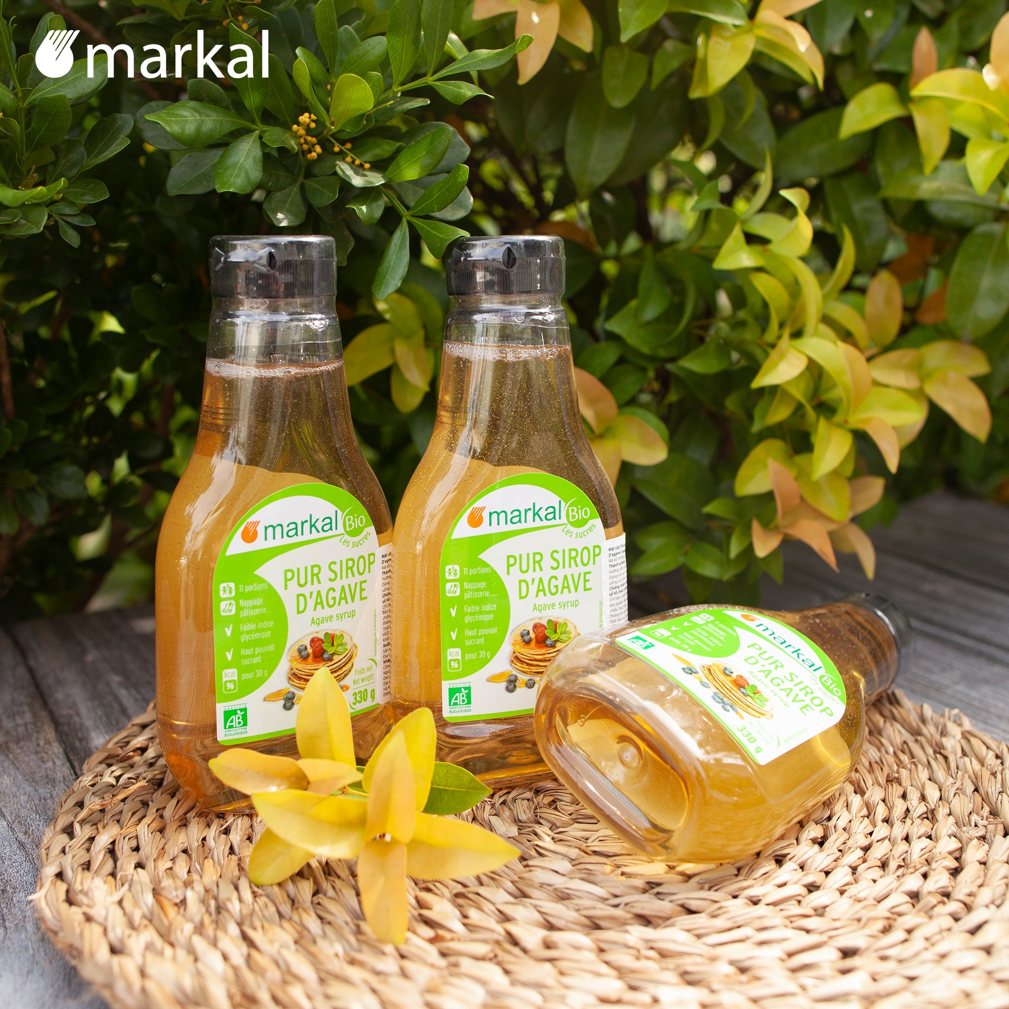 Mật cây thùa siro agave hữu cơ Markal 330g