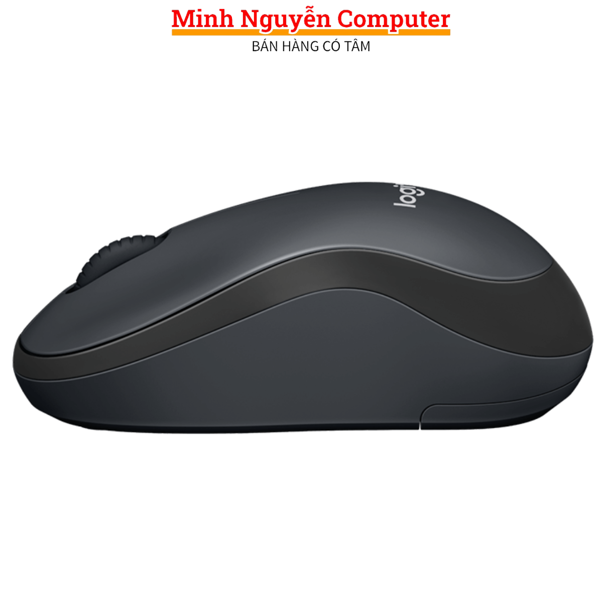 Chuột Không dây Logitech Silent M220, dùng cho máy tính PC, Laptop, Kết nối cổng USB, Tặng kèm Pin
