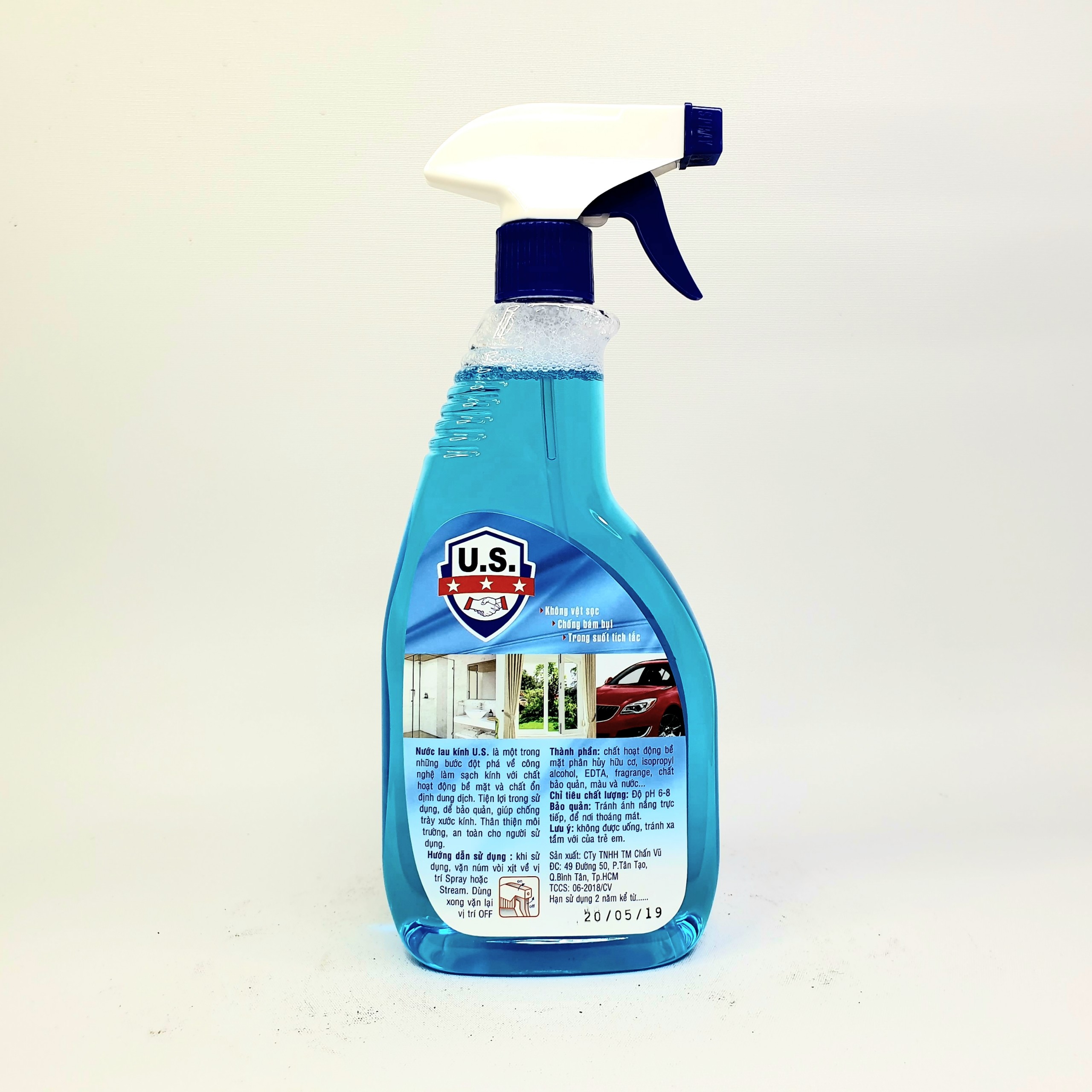 [HCM]Nước lau kính U.S (580ml)