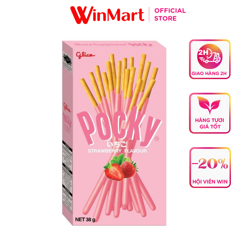 -Bánh que Pocky vị dâu 38g