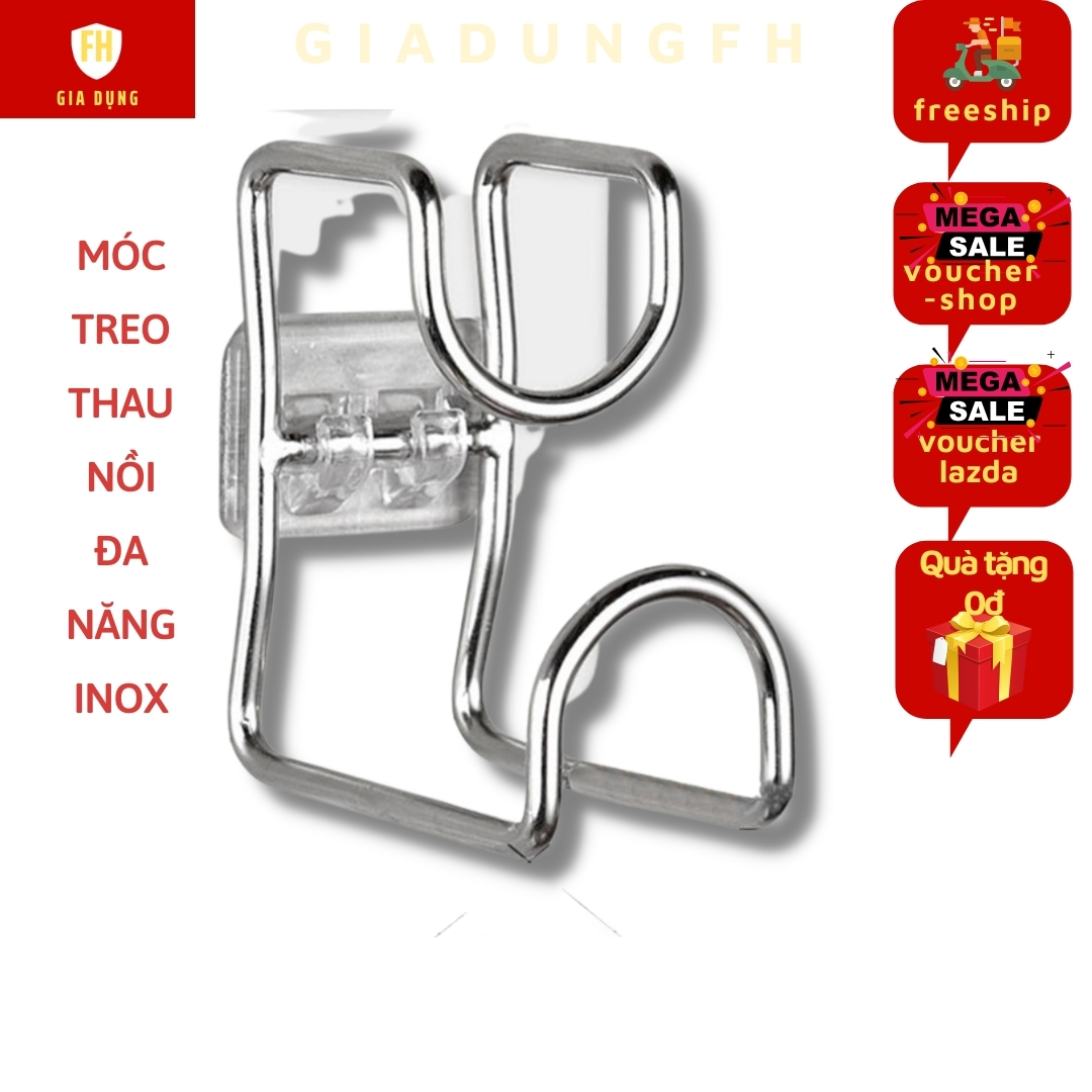 MÓC ÚP CHẬU  TREO THỚT DÍNH TƯỜNG