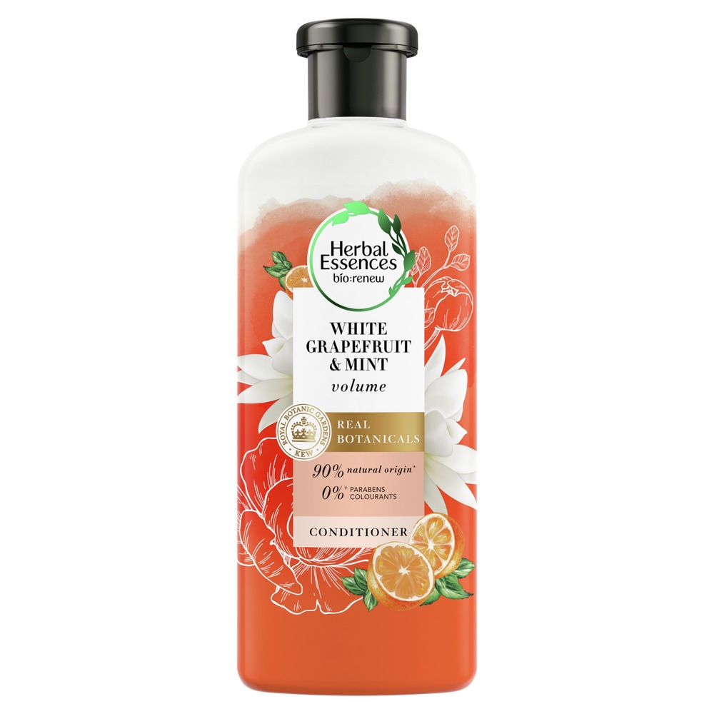 Dầu Xả Herbal Essences White Grapefruit & Mint Volume Bưởi và Bạc Hà 400ml