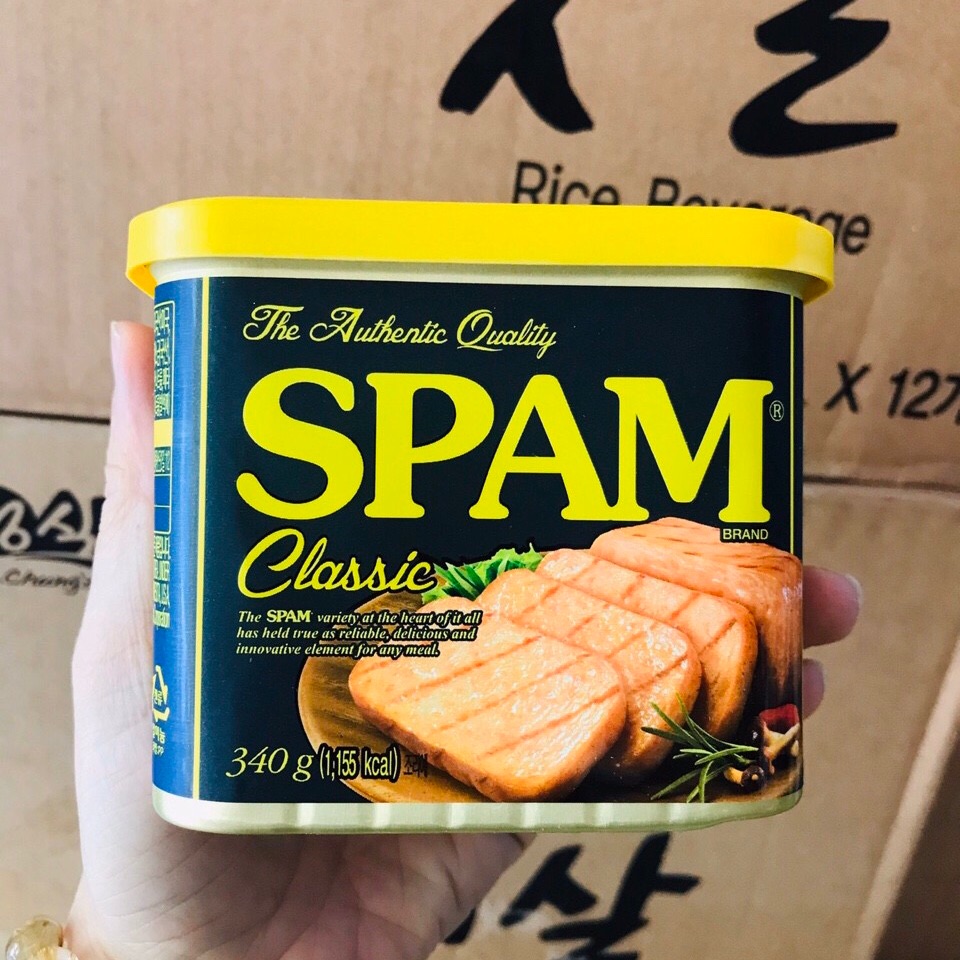 Thịt hộp Spam Hàn Quốc 340g