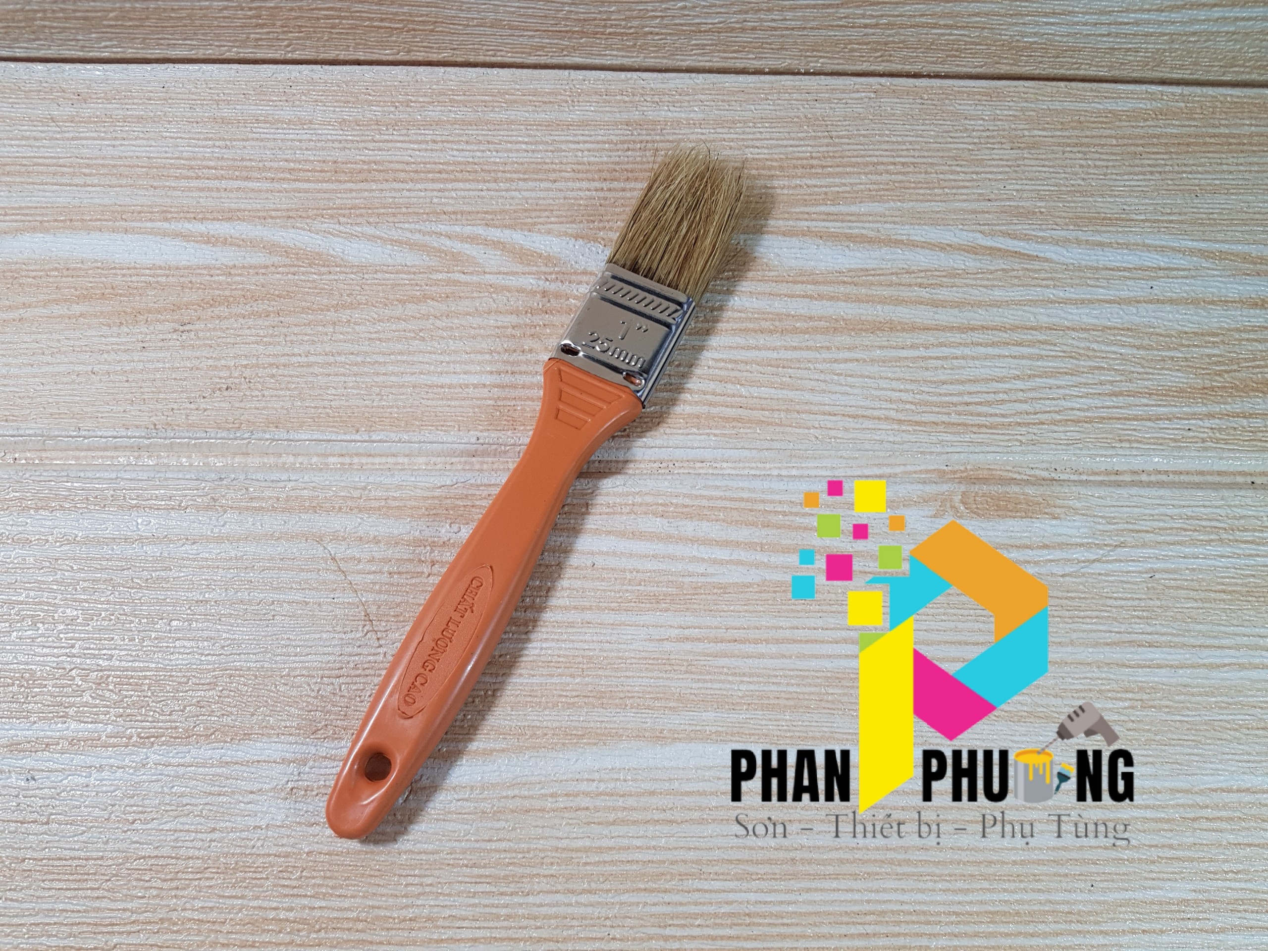 CỌ SƠN, CỌ CÁN NHỰA 25mm CHẤT LƯỢNG
