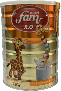 Sữa FAM XO GOLD 900g - Sữa tăng cân - Sữa phát triển chiều cao cho bé (Sữa cho bé từ 1 tuổi) thumbnail