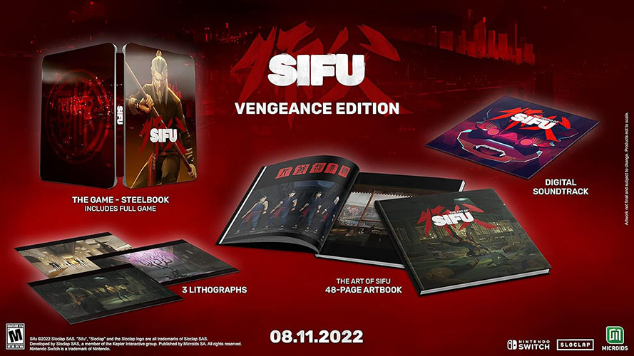 Băng game Sifu Vengeance Edition - Nintendo Switch hệ US