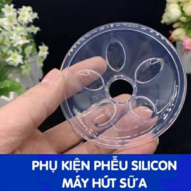 Đệm massage silicon máy hút sữa cho cổ phễu hút size 24mm
