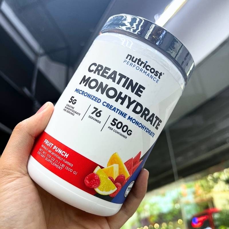 [MỚI] Bột Tăng Sức Mạnh NutriCost Creatine Monohydrate Micronized 500g
