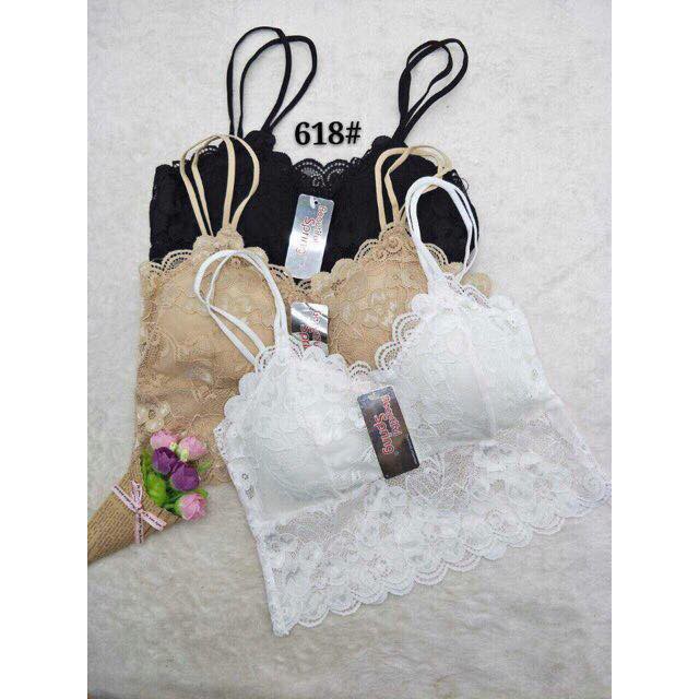 Áo Bra Ren Hoa 2 Dây Siêu Mềm