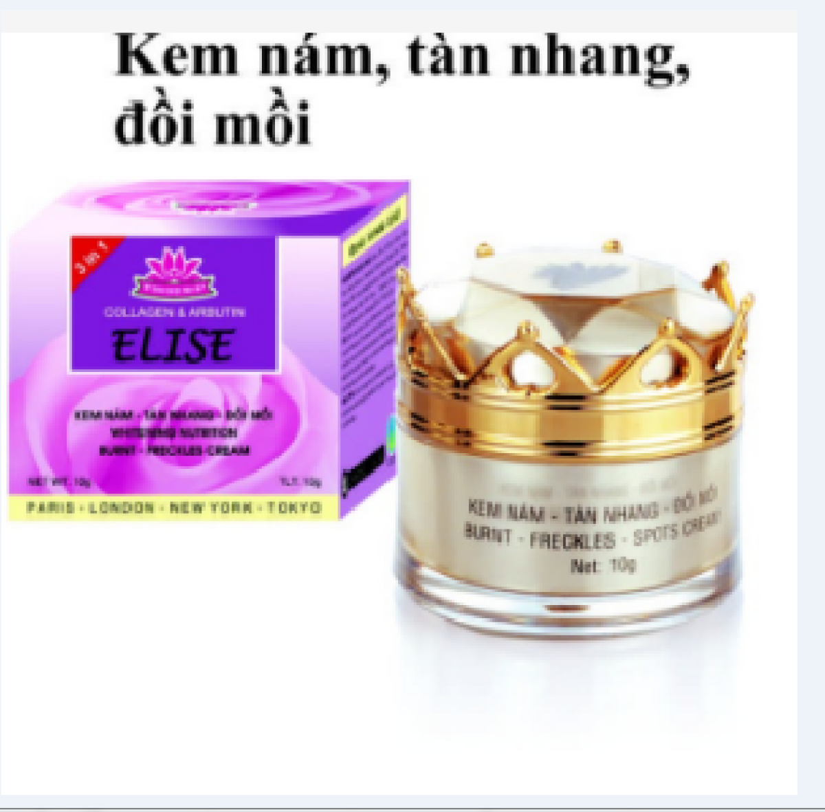 [HCM]ELISE KEM NÁM TÀN NHANG ĐỒI MỒI 10G