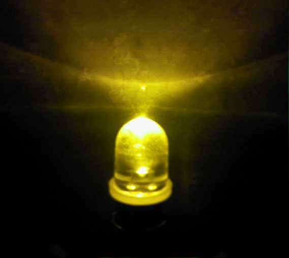 COMBO 10 BÓNG LED ĐƠN 24VAC/DC ĐUÔI GÀI 9MM BA9S ÁNH SÁNG VÀNG