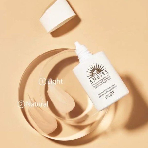 Kem Nền Trang Điểm BB Chống Nắng Dưỡng Da Anessa Perfect UV Sunscreen Skincare BB Foundation SPF 50+ PA++++